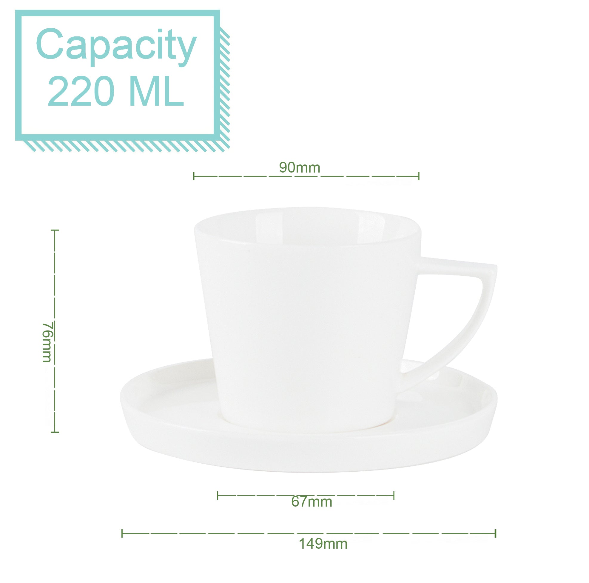 Bone China Nordic Cone-Shape Series