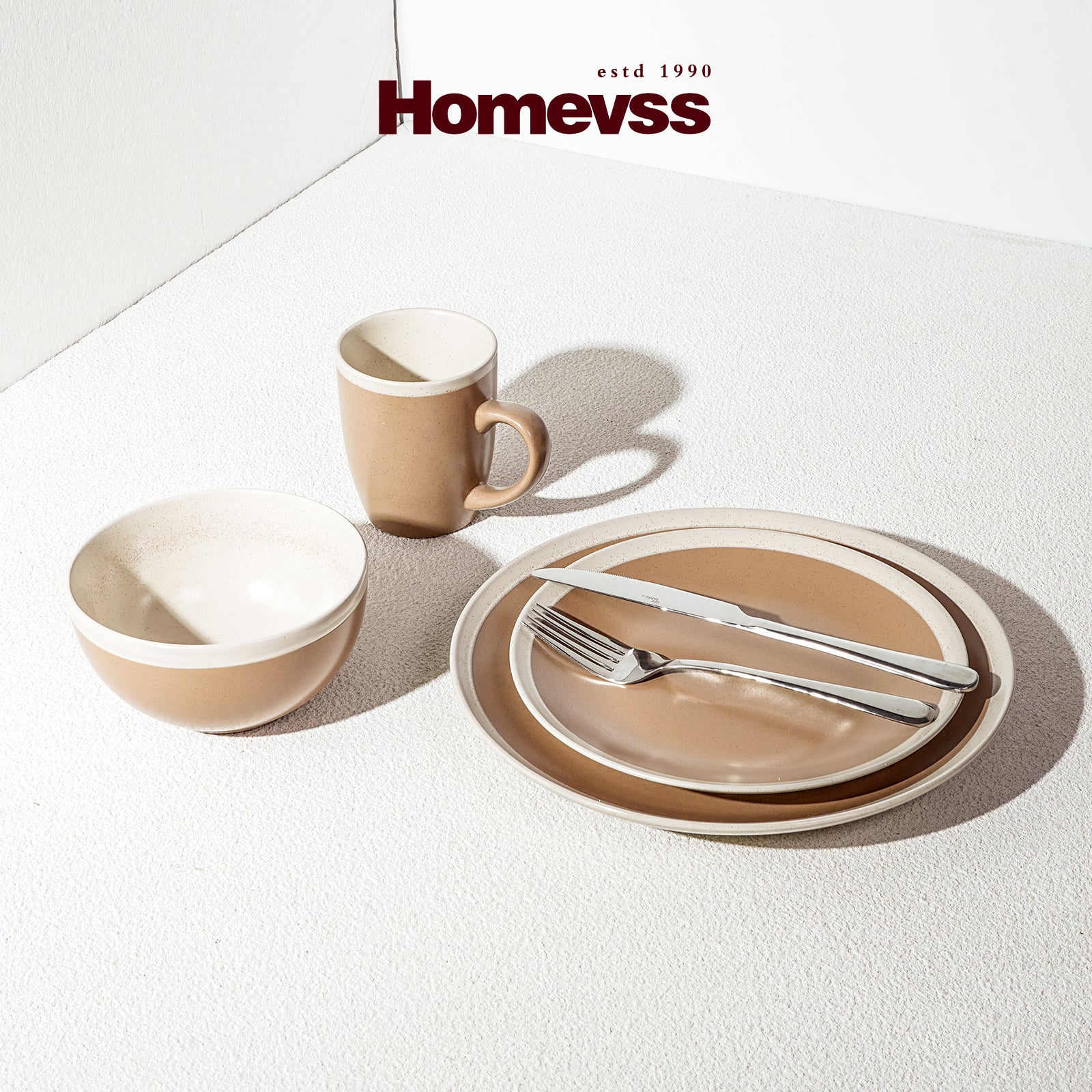 🎃Halloween-Ready🎃 Rock Ridge Speckled Stoneware Dinnerware Set