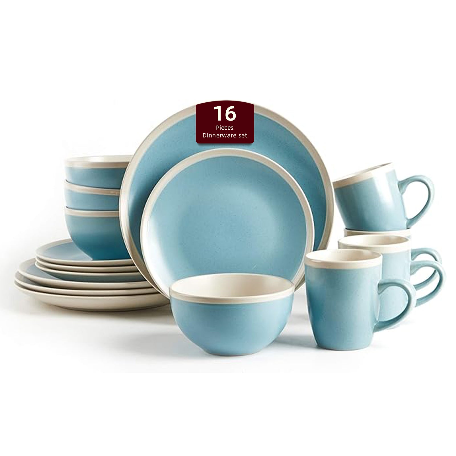 🎃Halloween-Ready🎃 Rock Ridge Speckled Stoneware Dinnerware Set