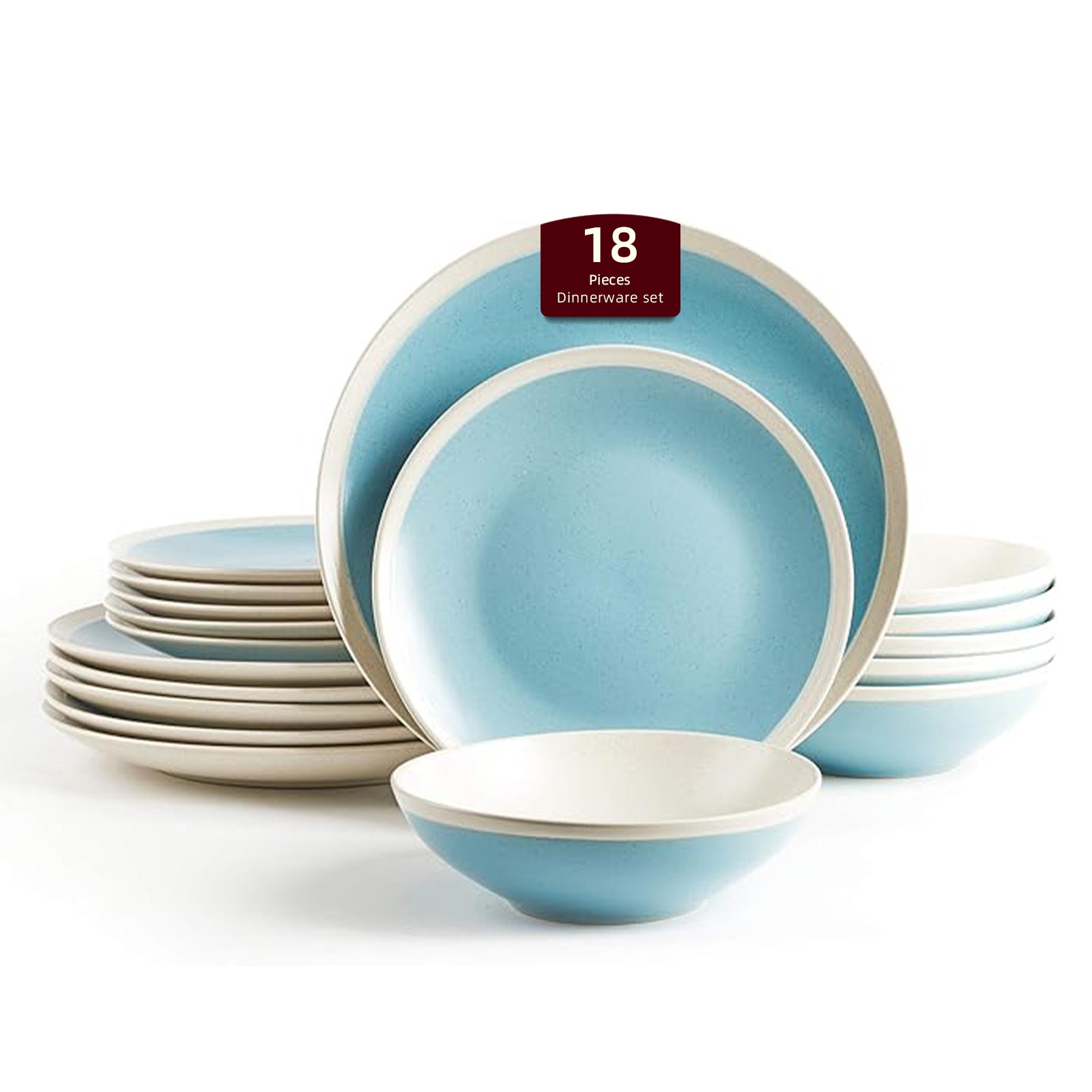 🎃Halloween-Ready🎃 Rock Ridge Speckled Stoneware Dinnerware Set