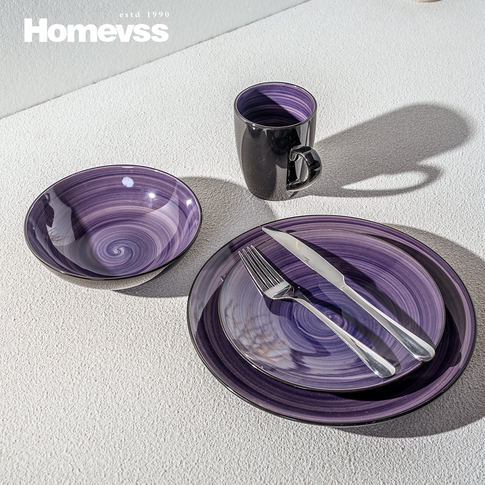 Sonoma Hand-painted Stoneware Dinnerware Set