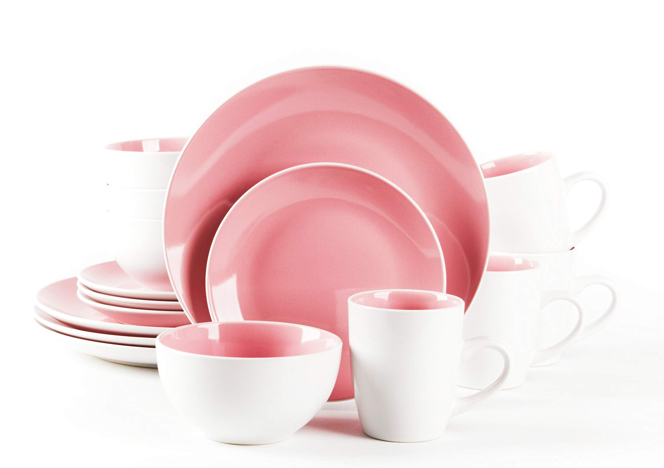 Stoneware Coupe Shape Dinnerware Set