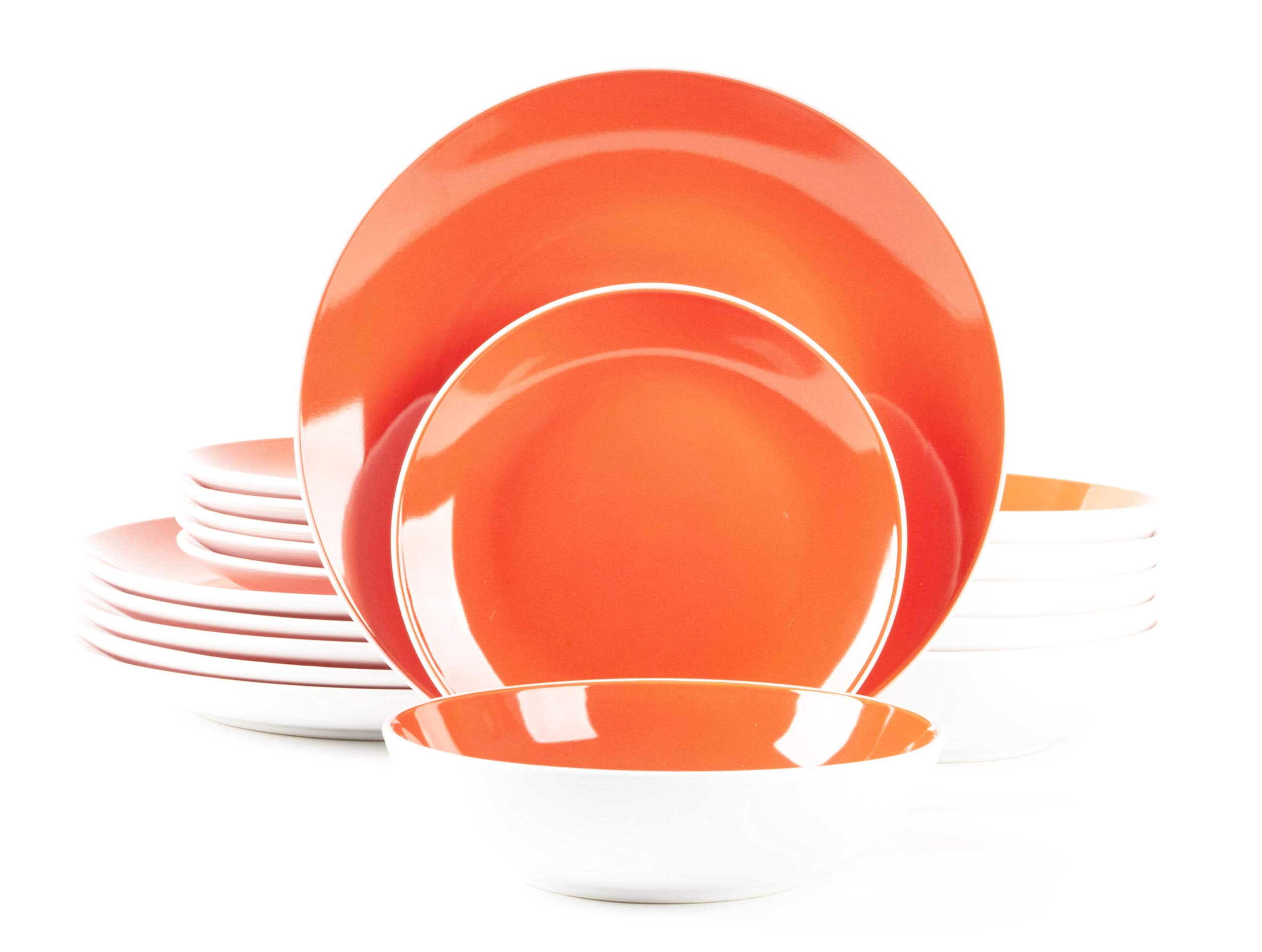 Stoneware Coupe Shape Dinnerware Set