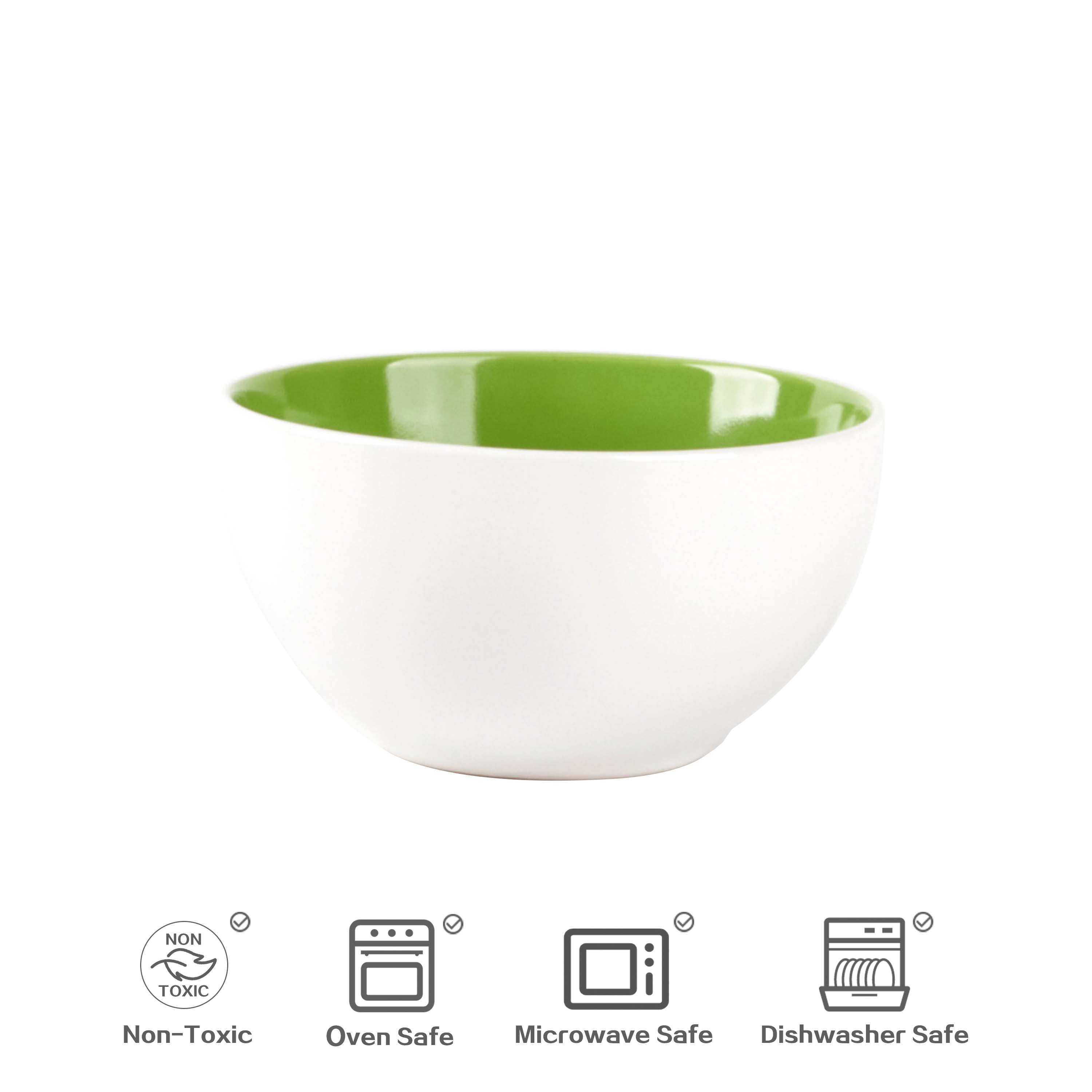 🎃Halloween-Ready🎃Stoneware Coupe Shape Dinnerware Set