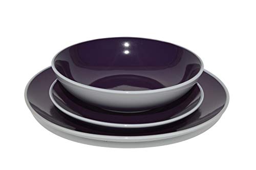 Stoneware Coupe Shape Dinnerware Set