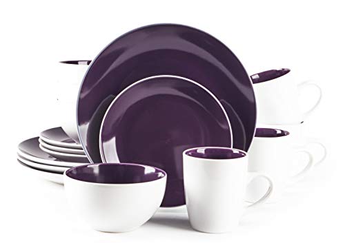 Stoneware Coupe Shape Dinnerware Set