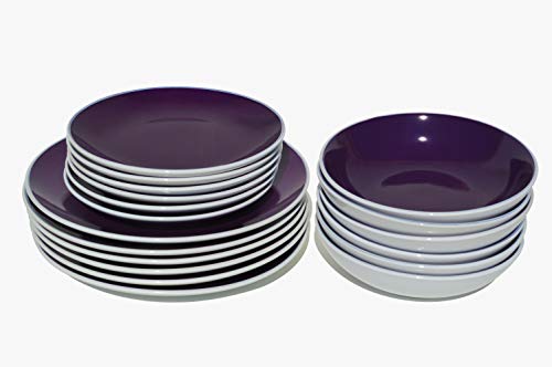 Stoneware Coupe Shape Dinnerware Set