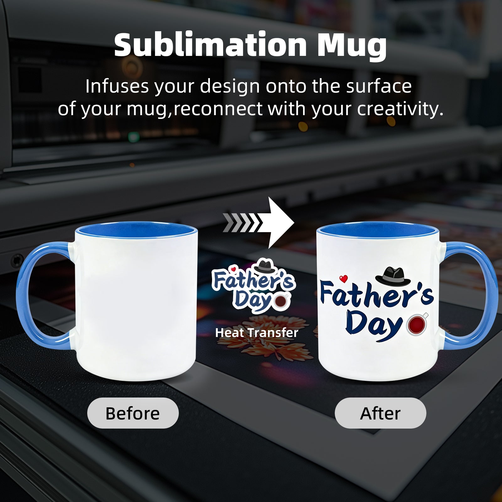 11oz Stoneware Sublimation Mug Blanks