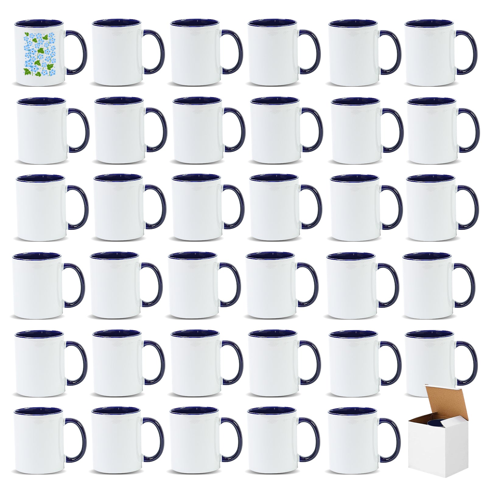 11oz Stoneware Sublimation Mug Blanks, in white gift box