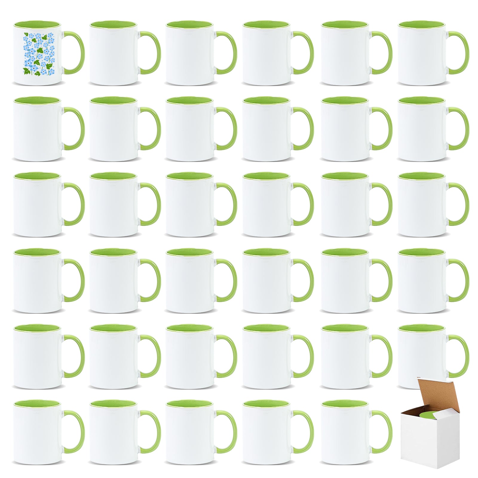 11oz Stoneware Sublimation Mug Blanks, in white gift box