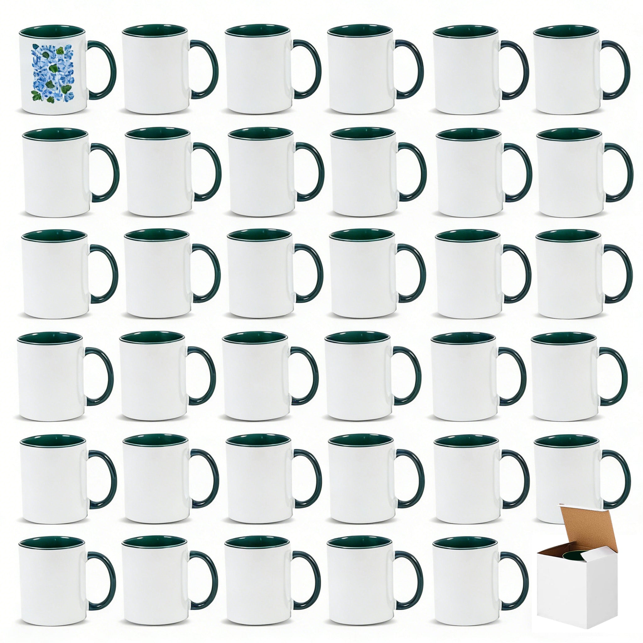 11oz Stoneware Sublimation Mug Blanks, in white gift box