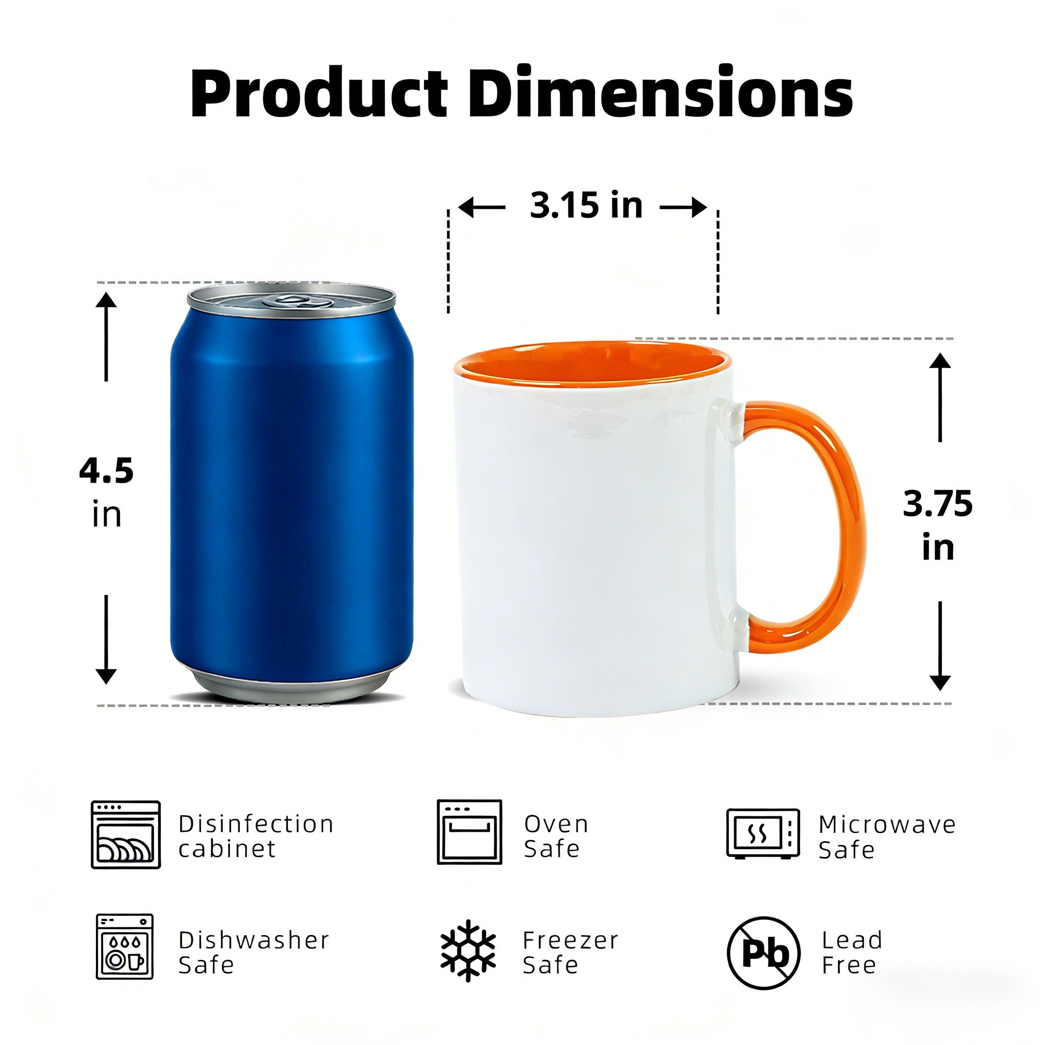 11oz Stoneware Sublimation Mug Blanks