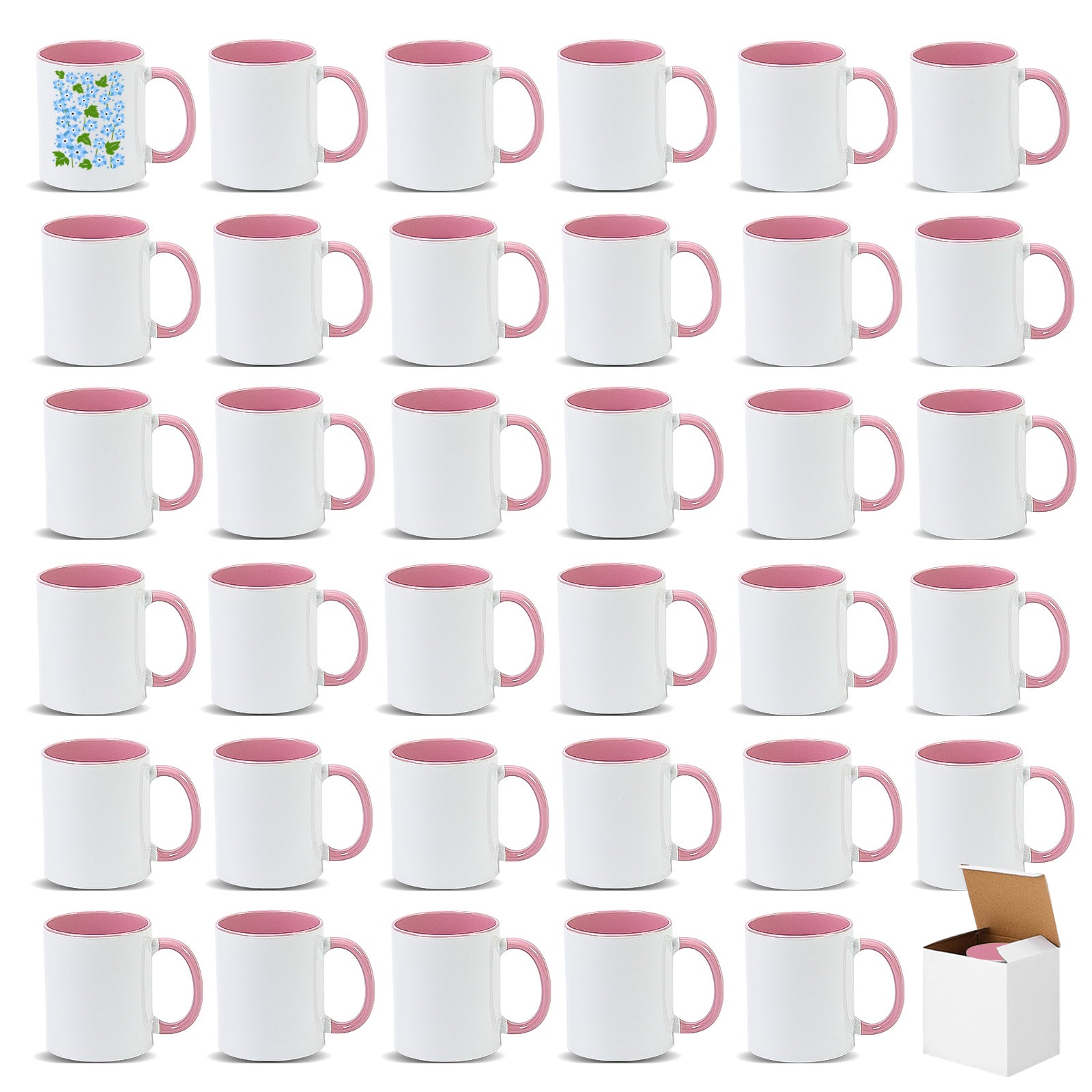 11oz Stoneware Sublimation Mug Blanks, in white gift box