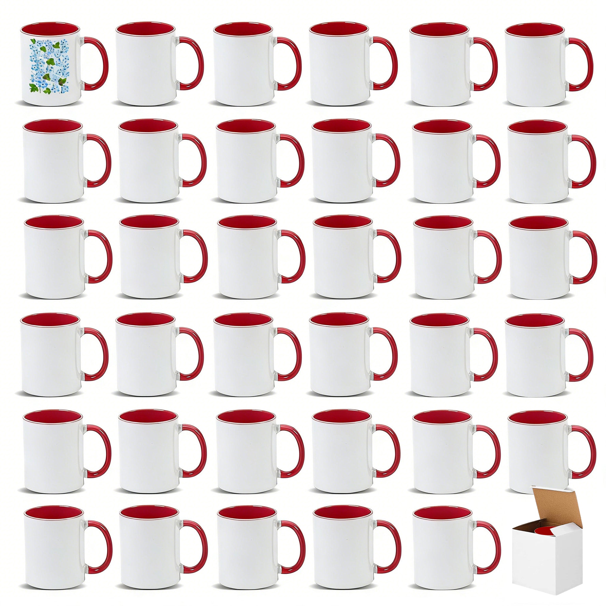11oz Stoneware Sublimation Mug Blanks, in white gift box