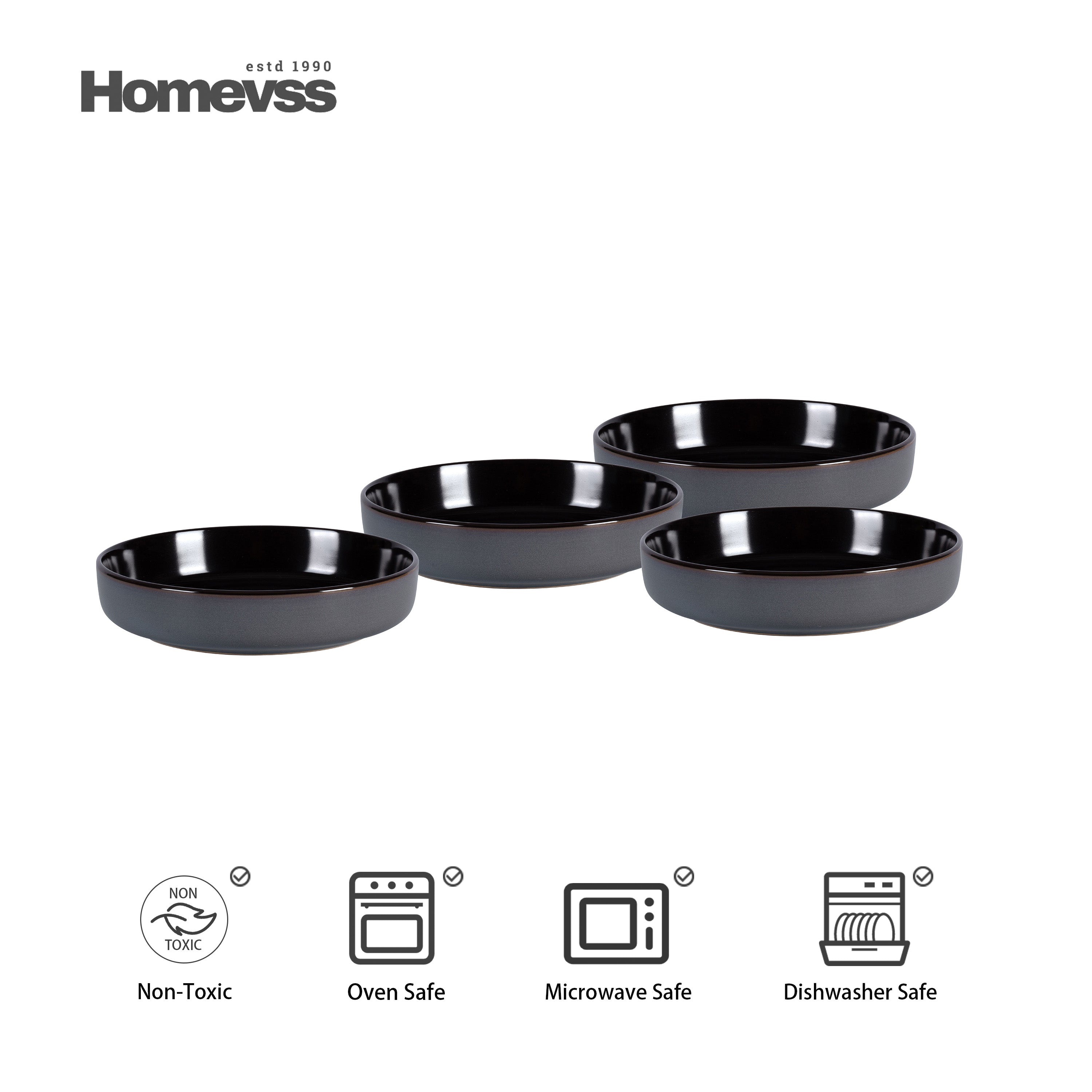 Euro-Nordic Stoneware Dinnerware Set, Reactive-Glaze,HW