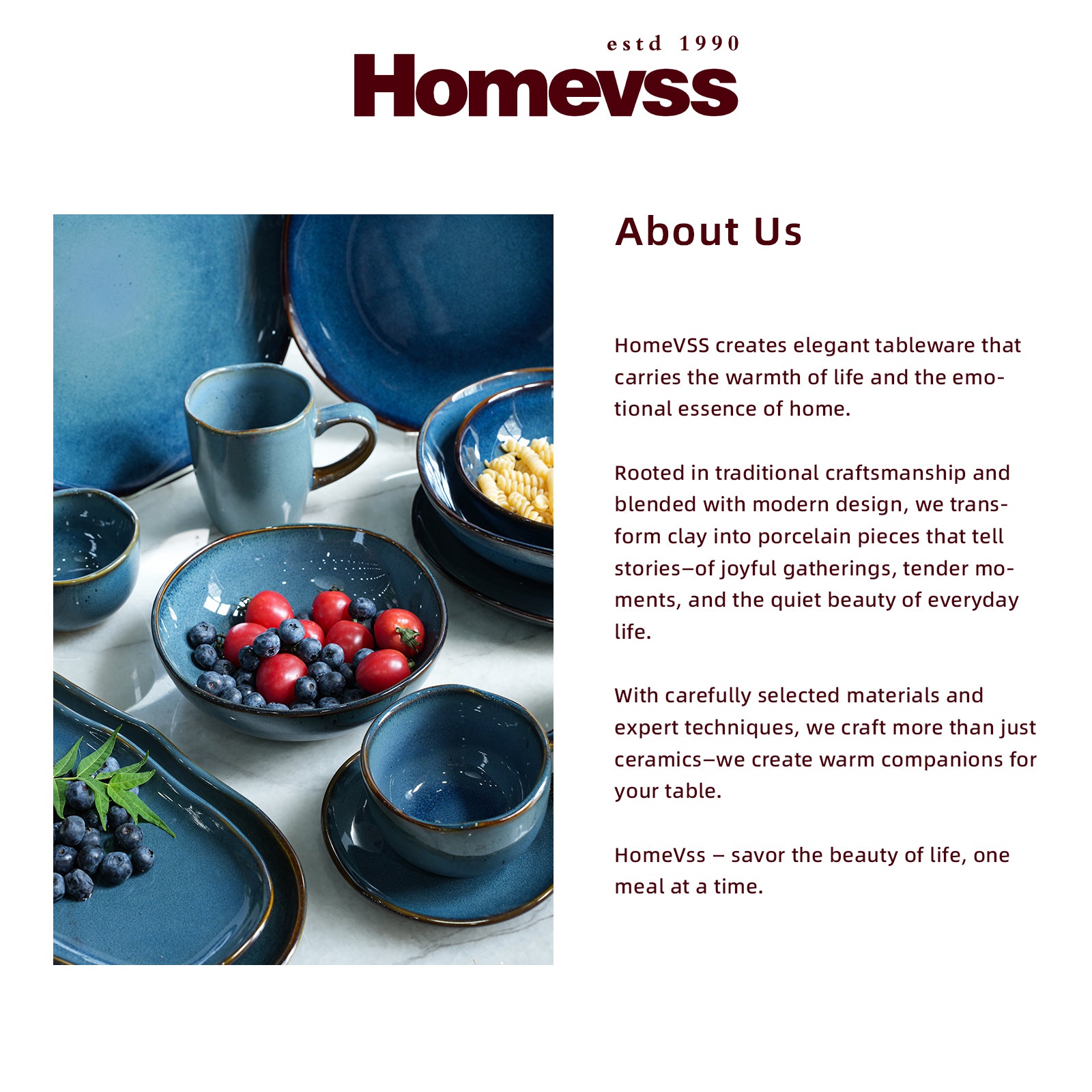 Organic Shape Stoneware Dinnerware Set,HW