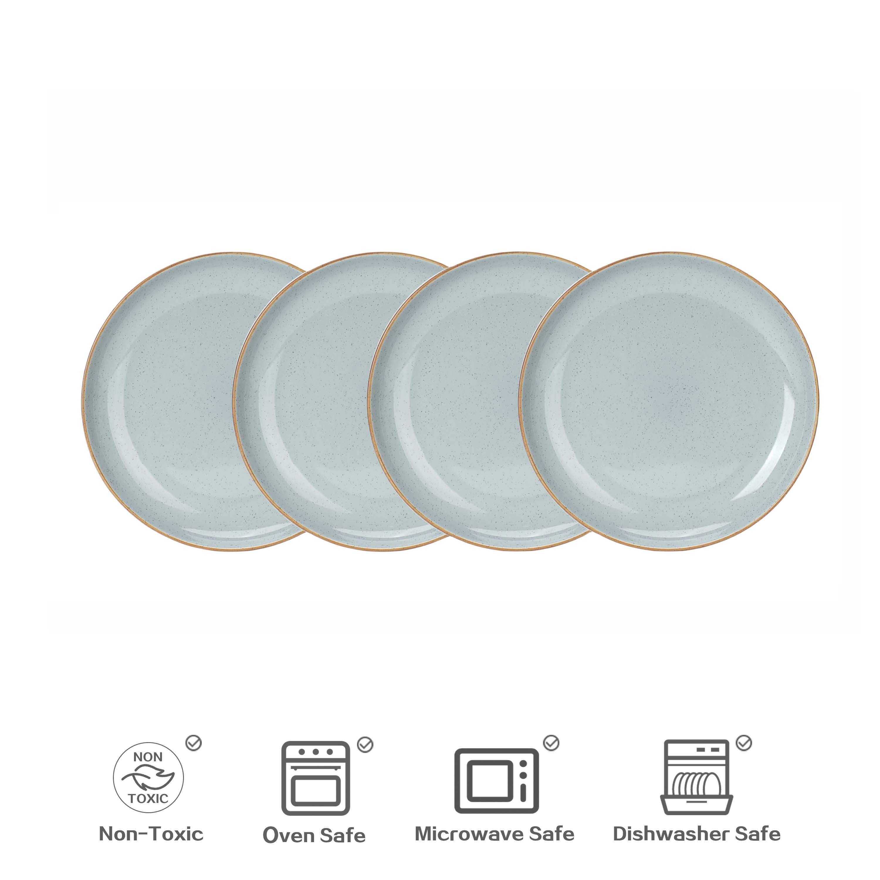 🎃Halloween-Ready🎃 Euro-Nordic Speckled Stoneware Dinnerware Set