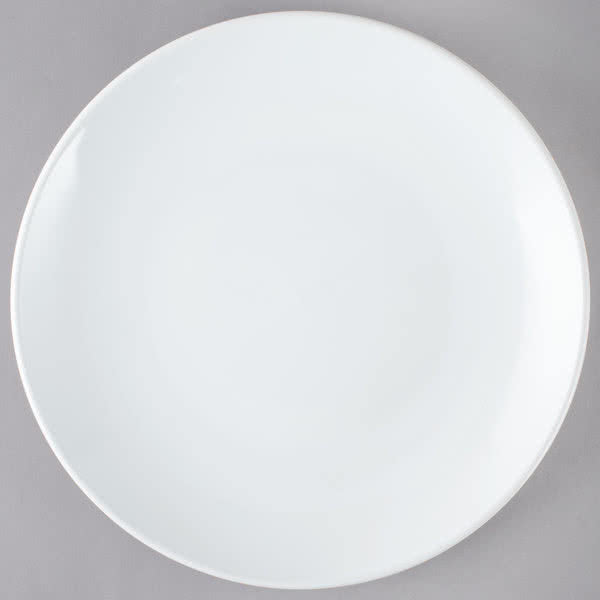 Restaurant Value, Stoneware Coupe Shape Plate