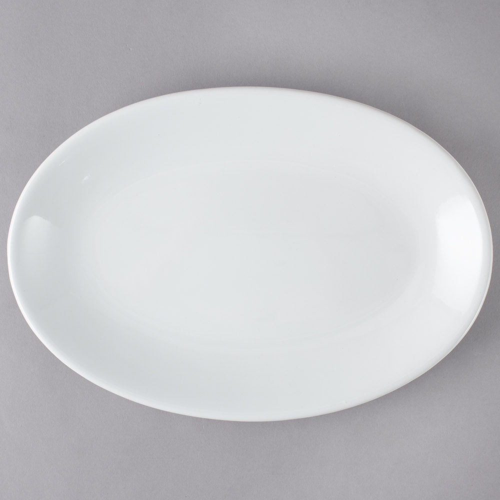 Restaurant Value, Stoneware Coupe Shape Plate