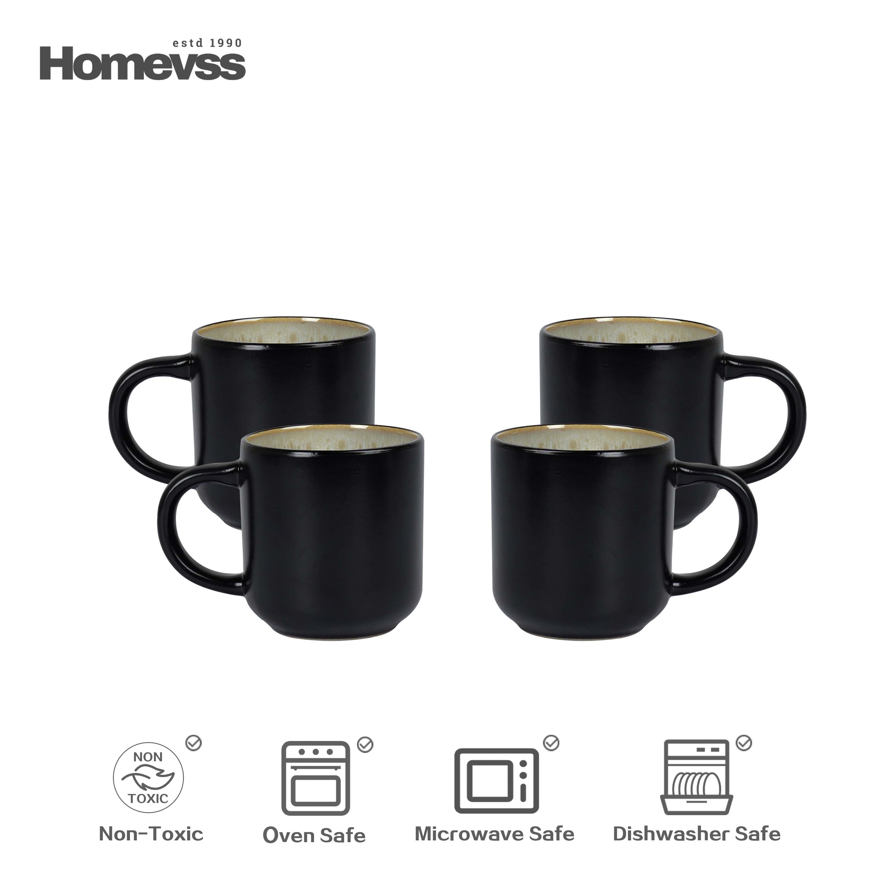 🎃Halloween-Ready🎃 Euro-Nordic Stoneware Dinnerware Set, Reactive Glaze