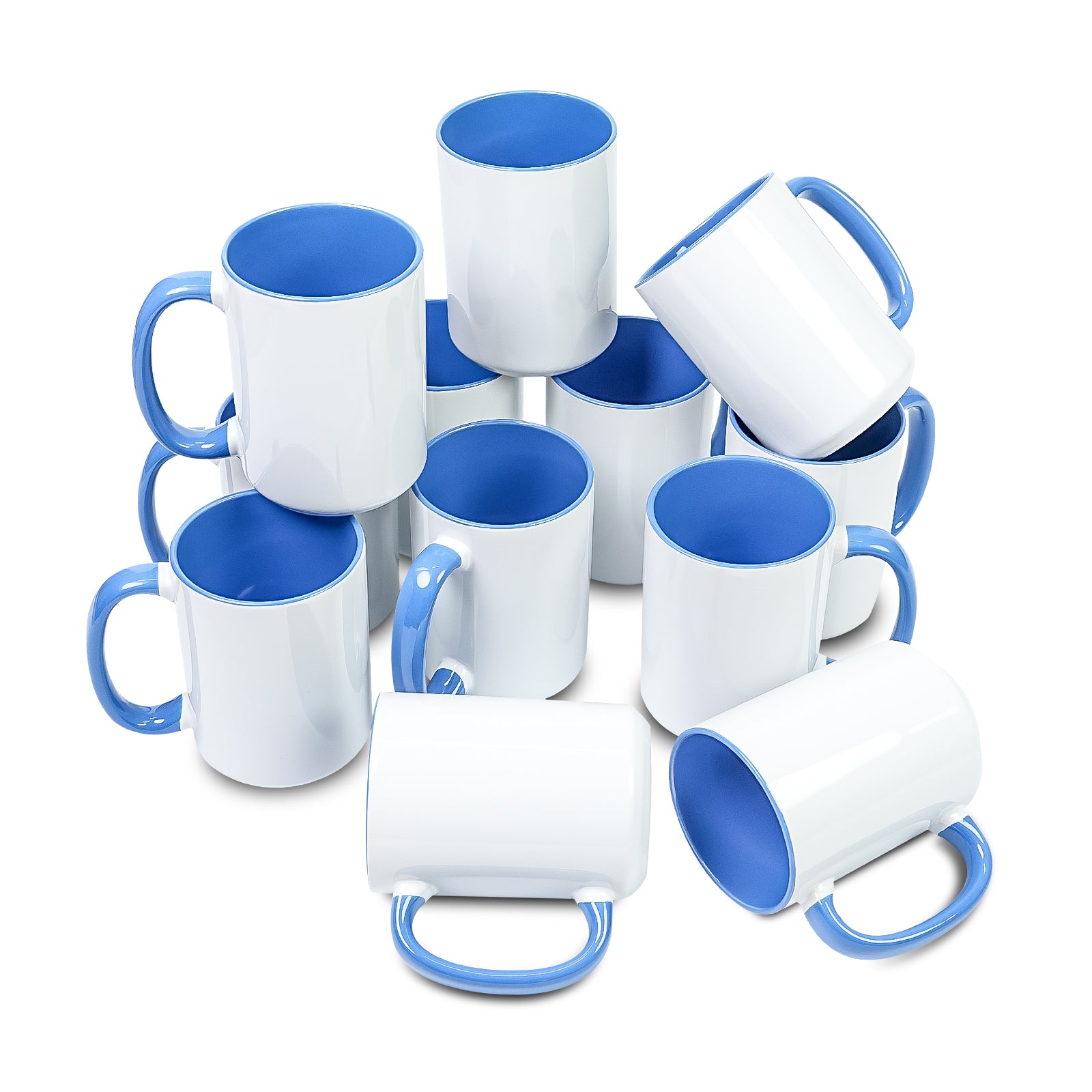 15oz Stoneware Sublimation Mug Blanks, in white gift box