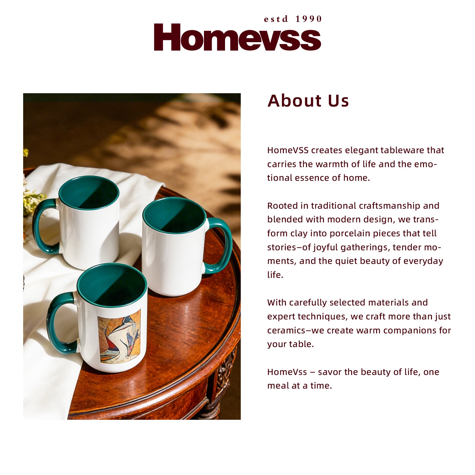 15oz Stoneware Sublimation Mug Blanks, in white gift box