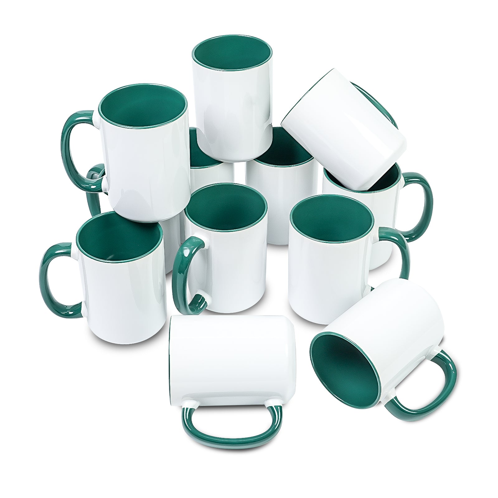 15oz Stoneware Sublimation Mug Blanks, in white gift box