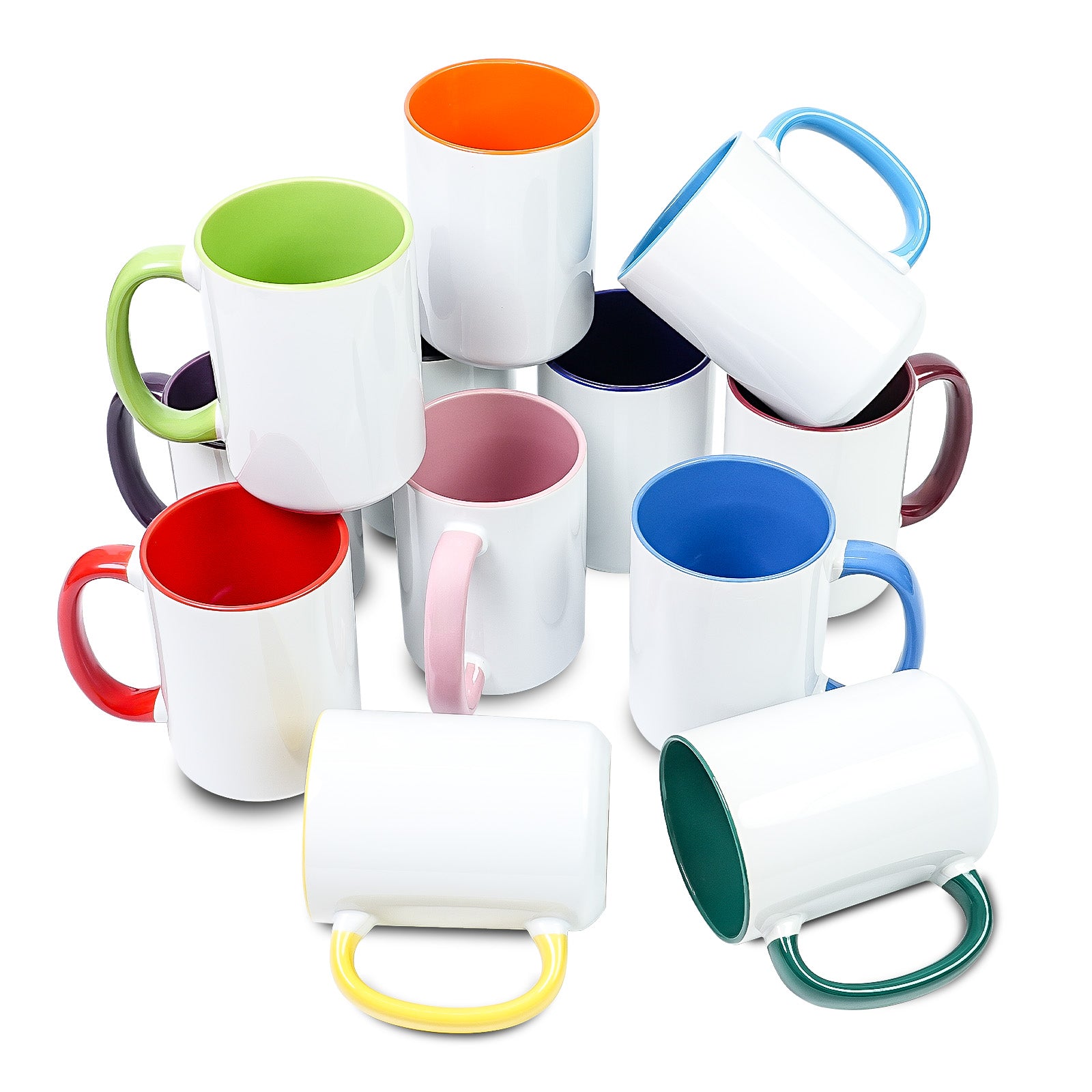 15oz Stoneware Sublimation Mug Blanks, in white gift box