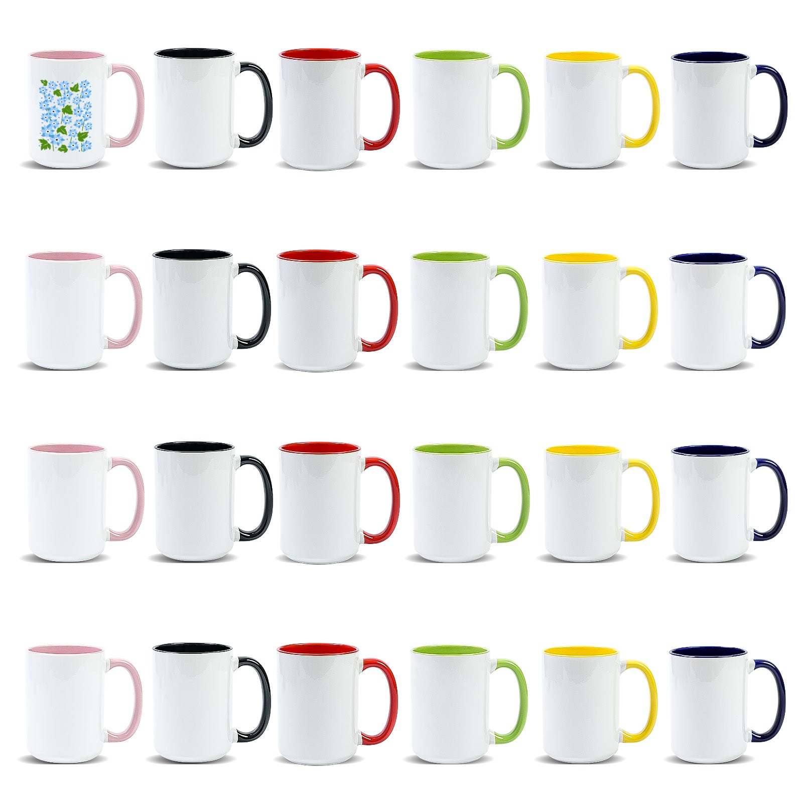 15oz Stoneware Sublimation Mug Blanks, in white gift box