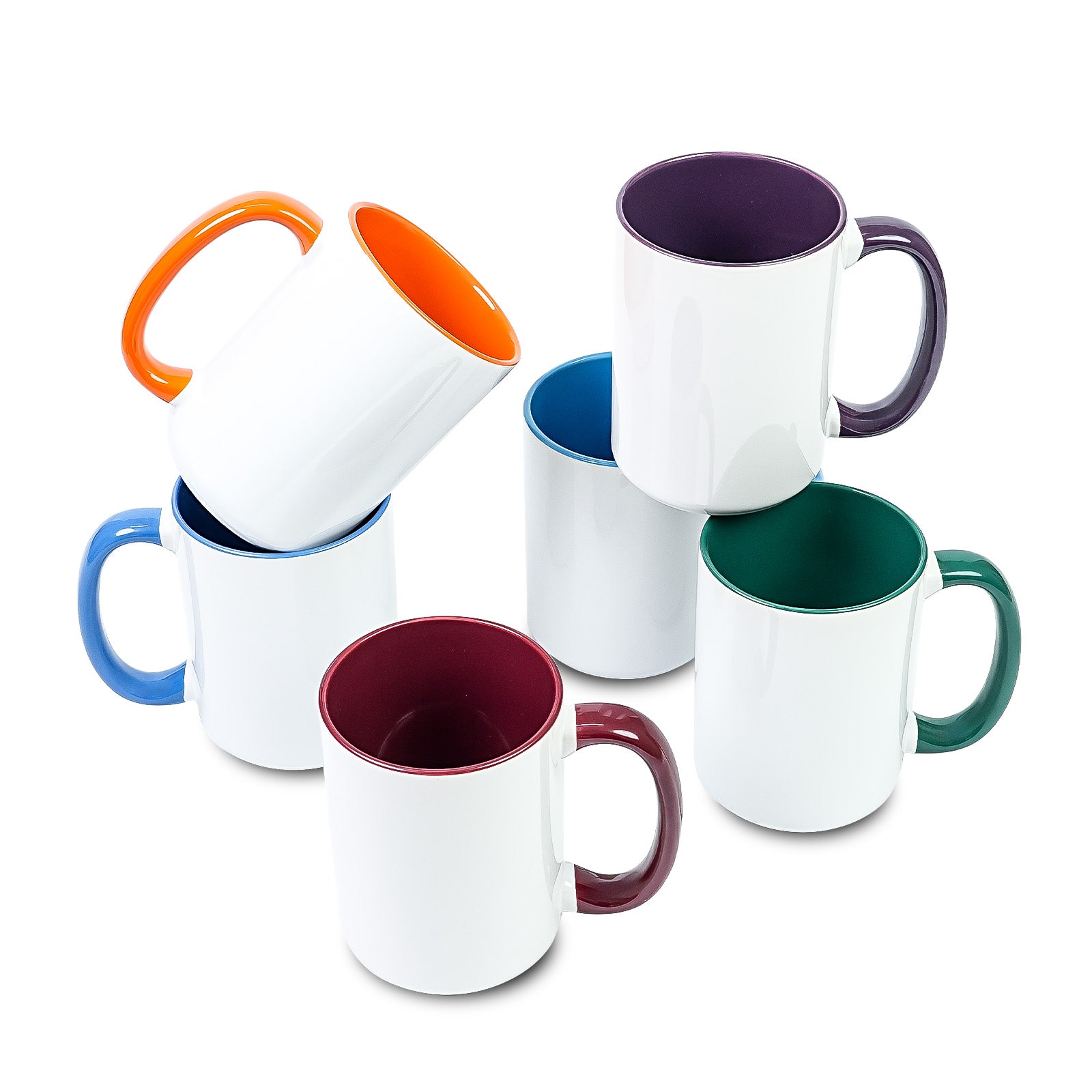 15oz Stoneware Sublimation Mug Blanks, in white gift box