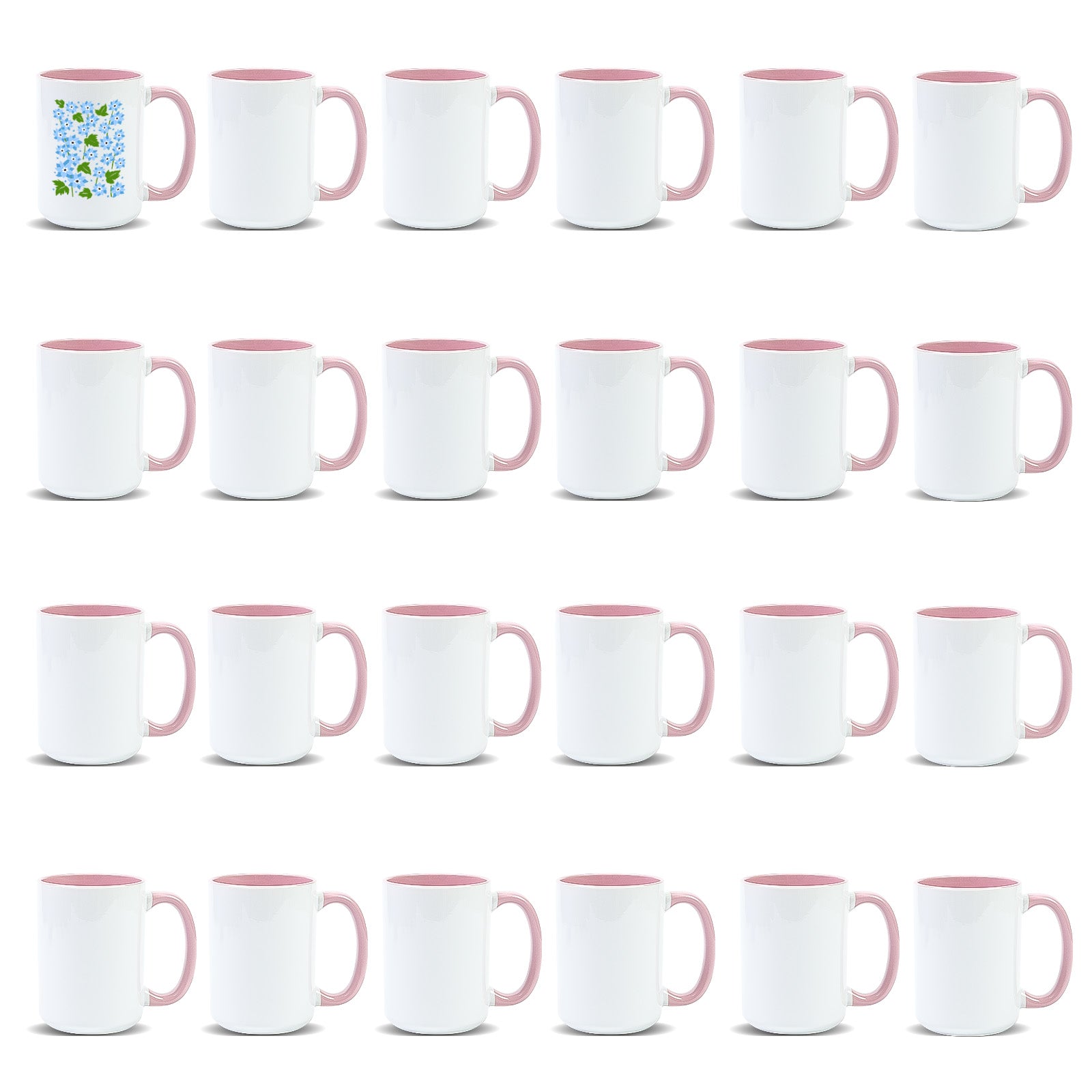 15oz Stoneware Sublimation Mug Blanks, in white gift box