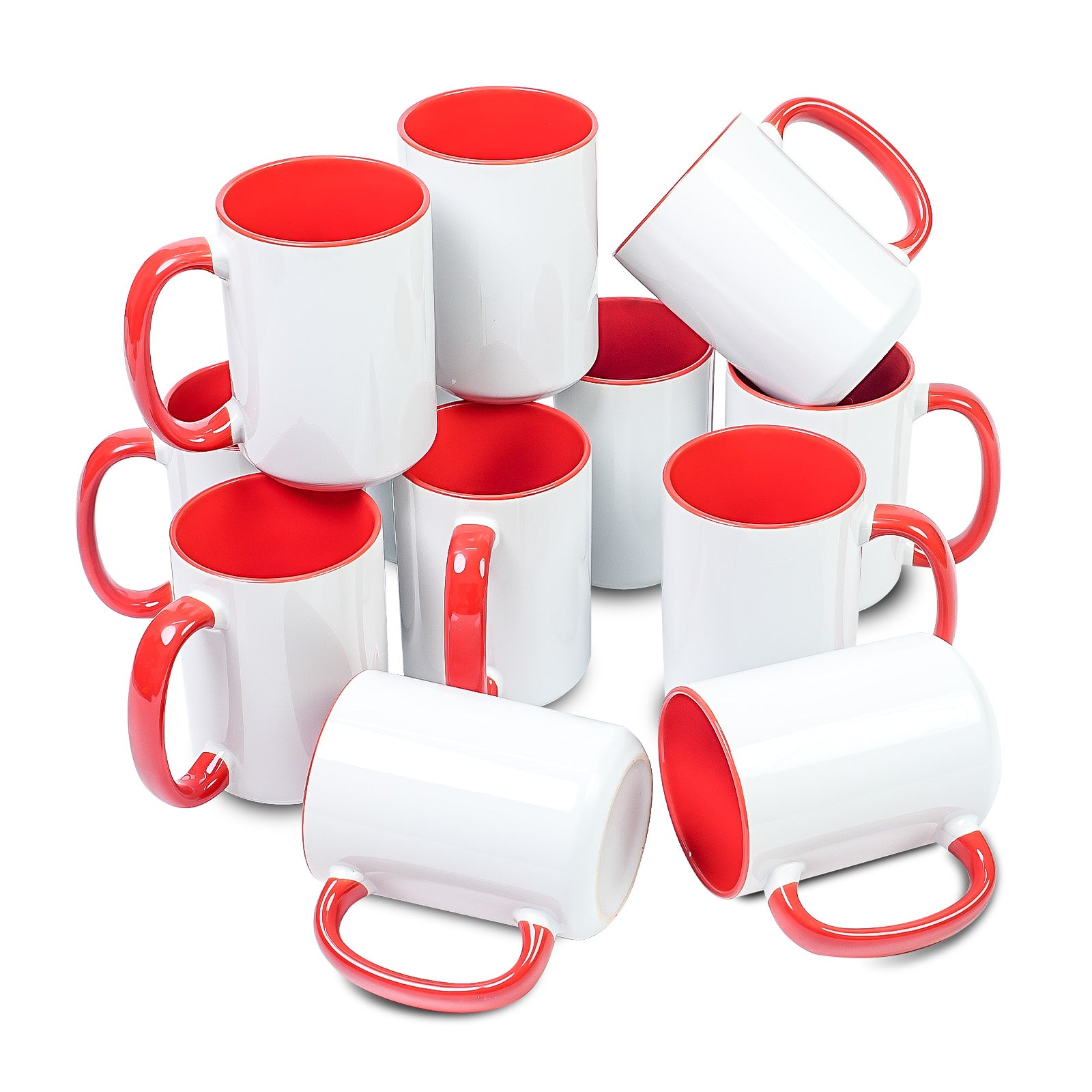 15oz Stoneware Sublimation Mug Blanks, in white gift box