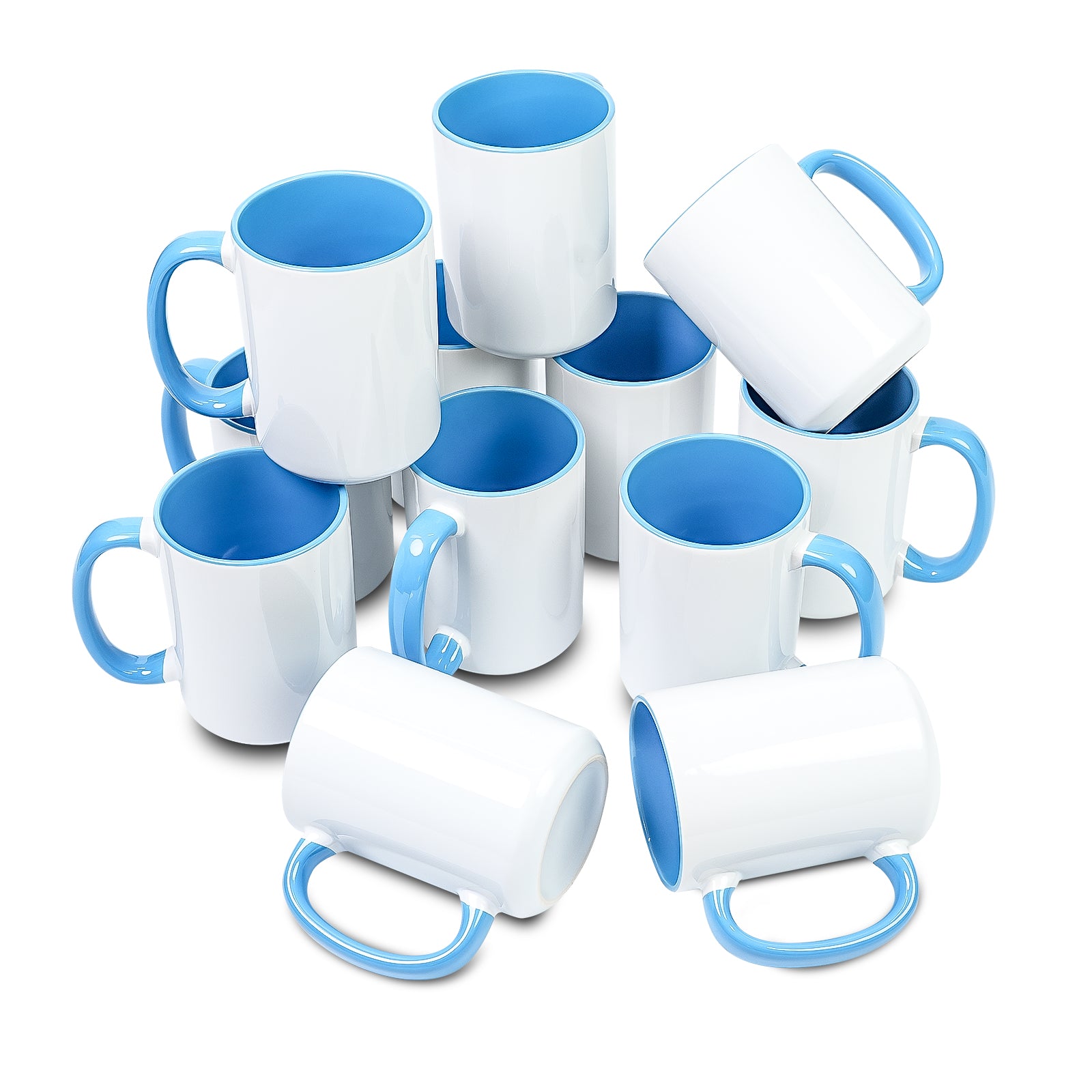 15oz Stoneware Sublimation Mug Blanks, in white gift box