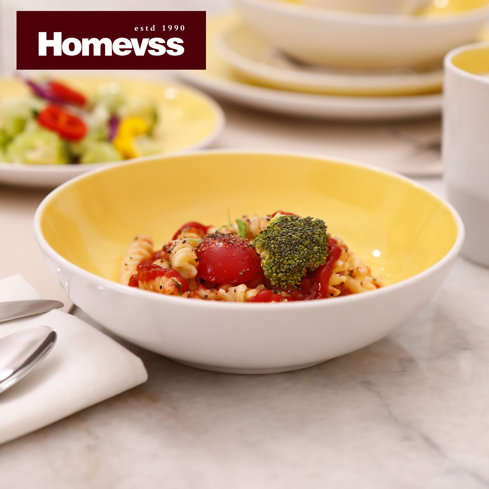 Stoneware Coupe Shape Dinnerware Set