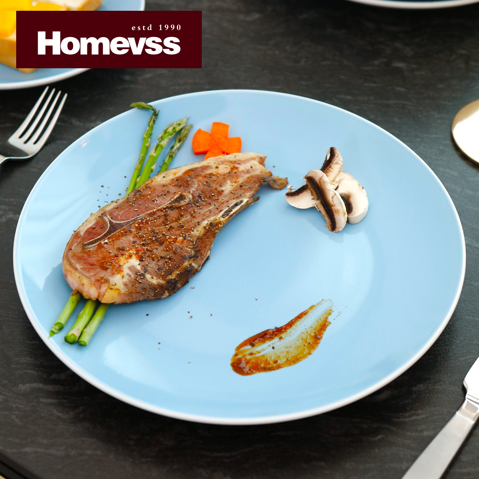 Stoneware Coupe Shape Dinnerware Set