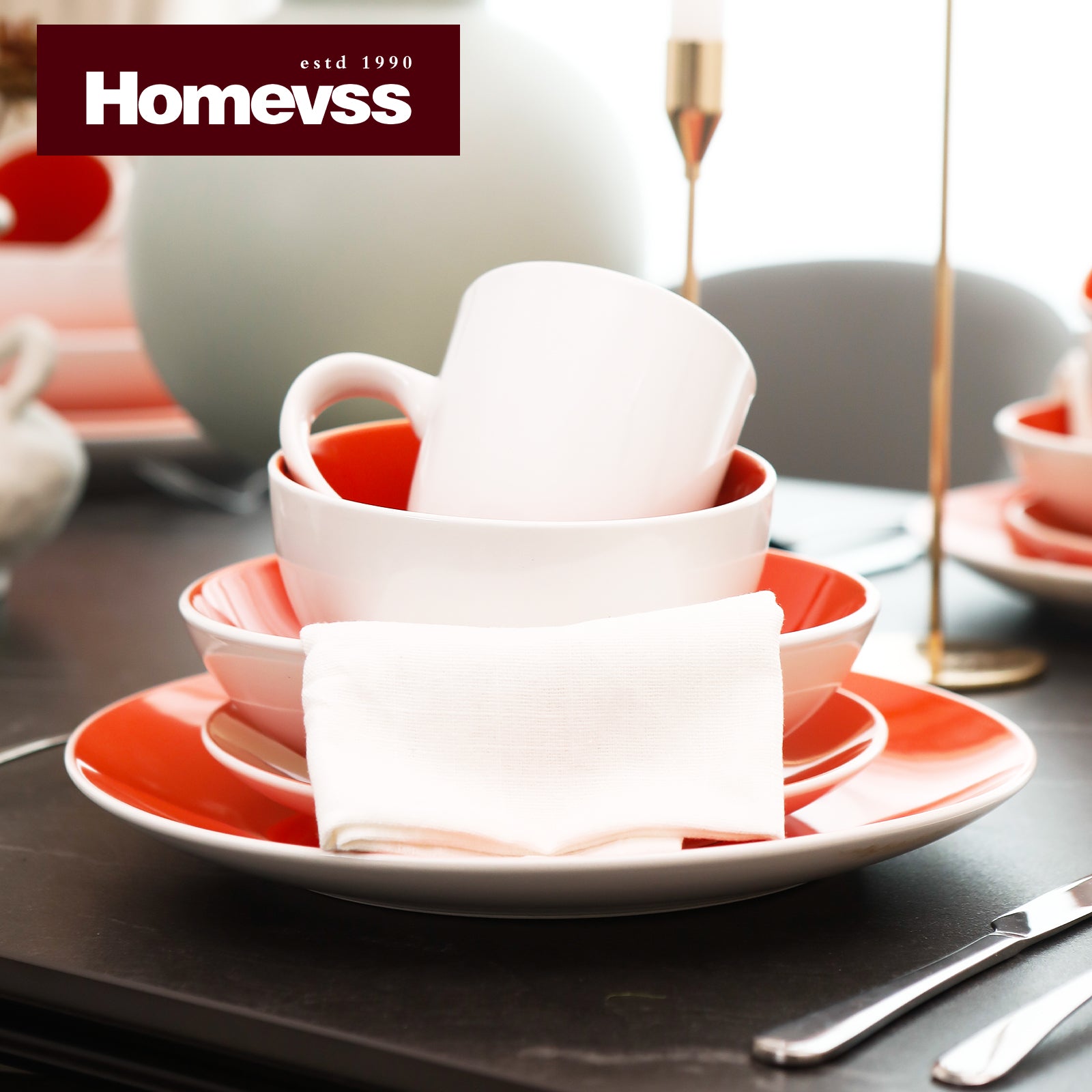 Color Trends Stoneware Dinnerware Set,HW