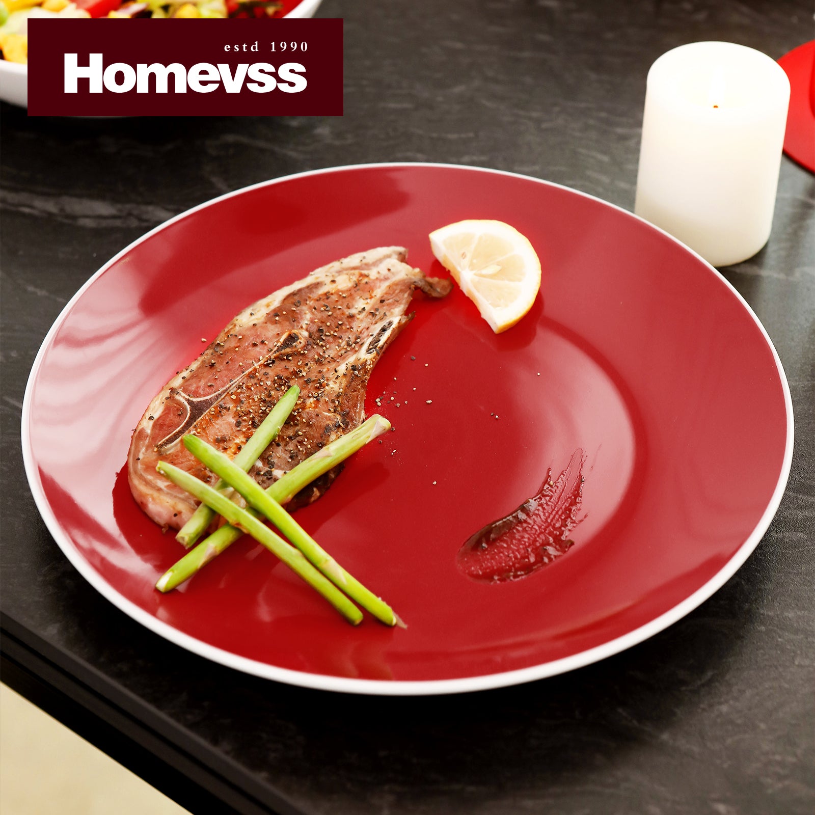 Stoneware Coupe Shape Dinnerware Set