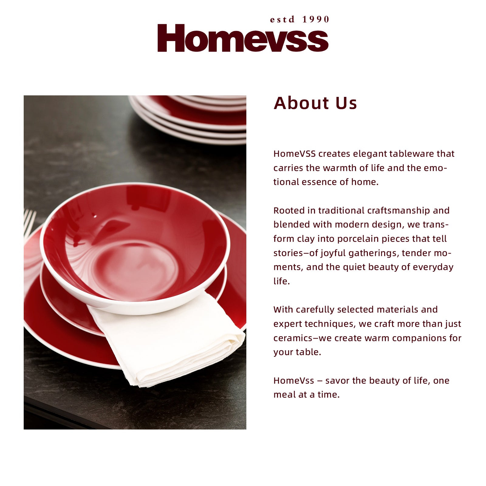 Stoneware Coupe Shape Dinnerware Set