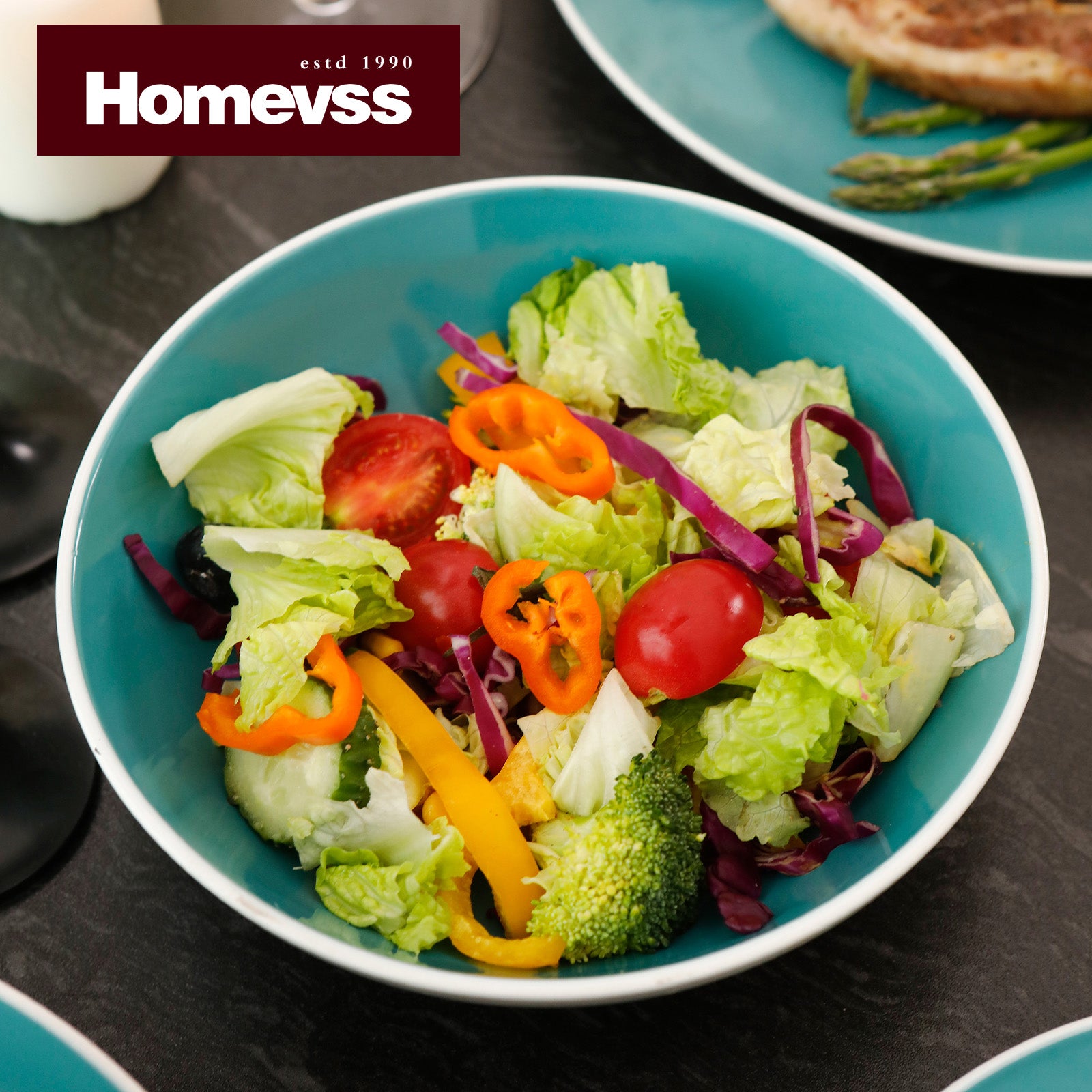 Stoneware Coupe Shape Dinnerware Set