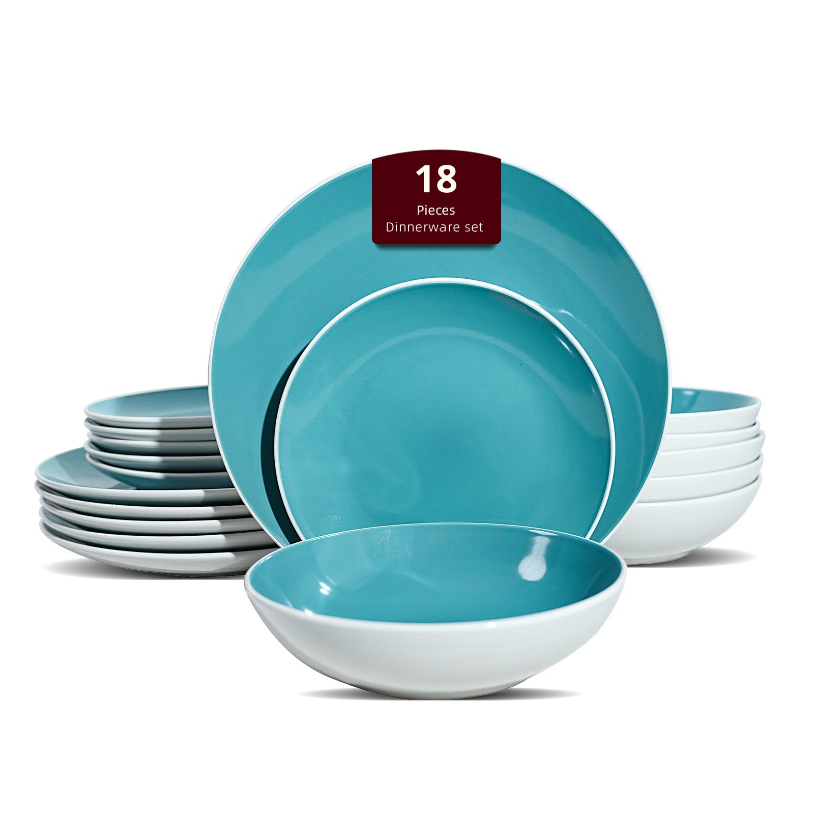 Color Trends Stoneware Dinnerware Set,HW