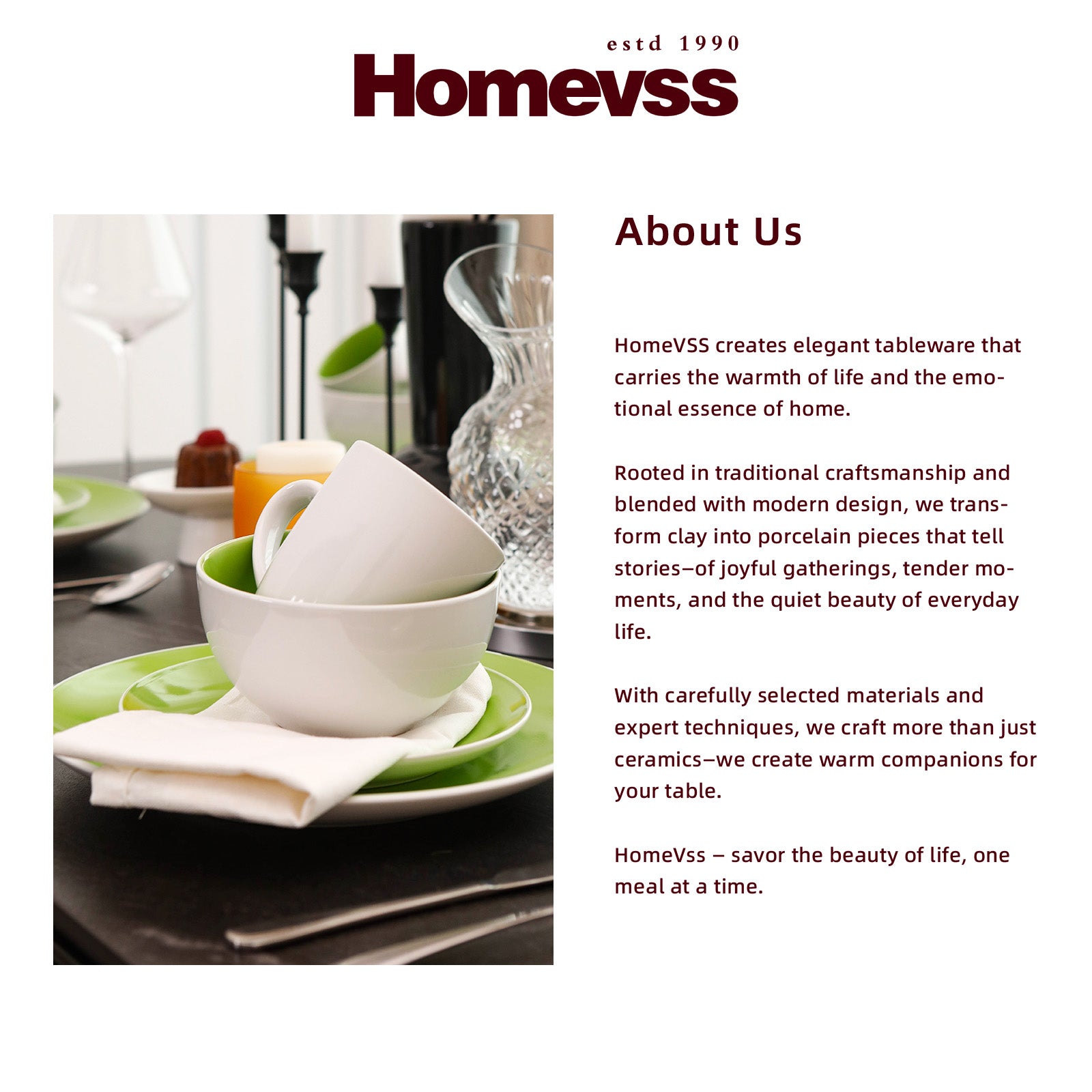 Stoneware Coupe Shape Dinnerware Set