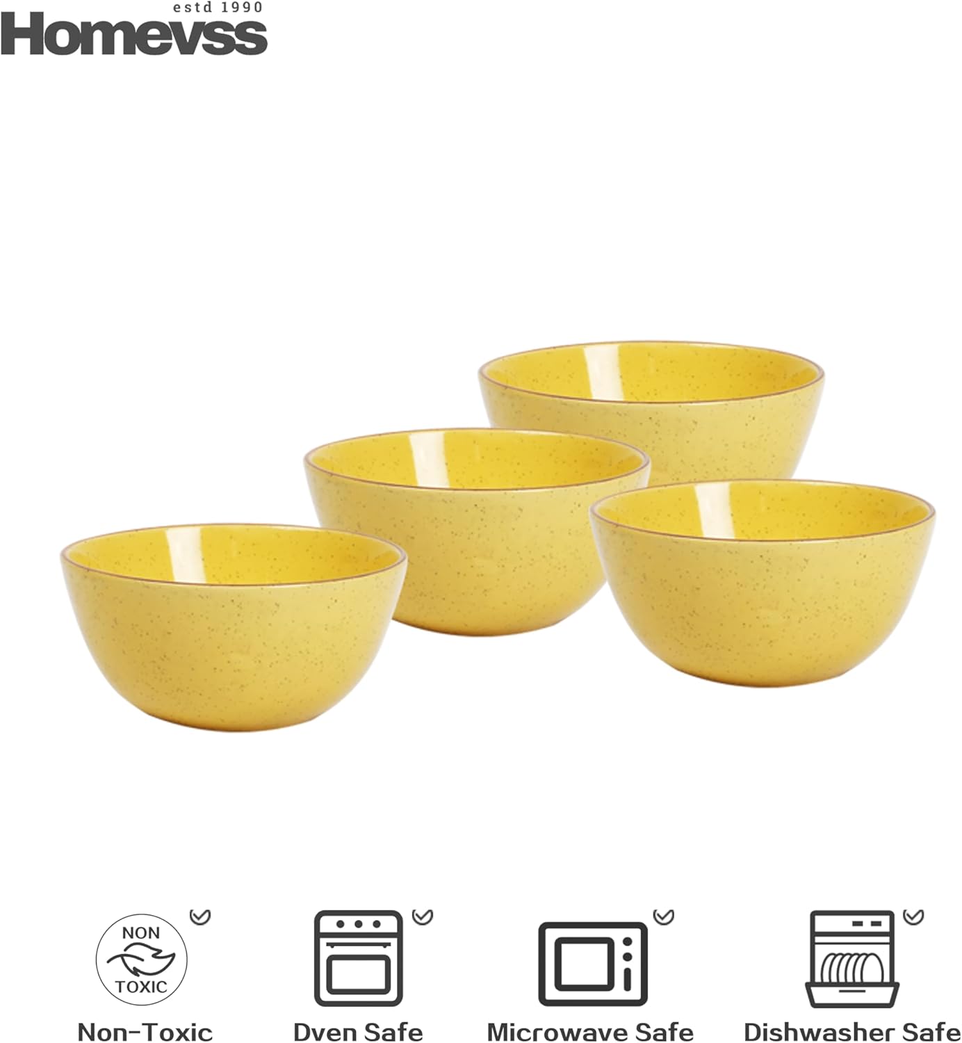 🎃Halloween-Ready🎃 Euro-Nordic Speckled Stoneware Dinnerware Set