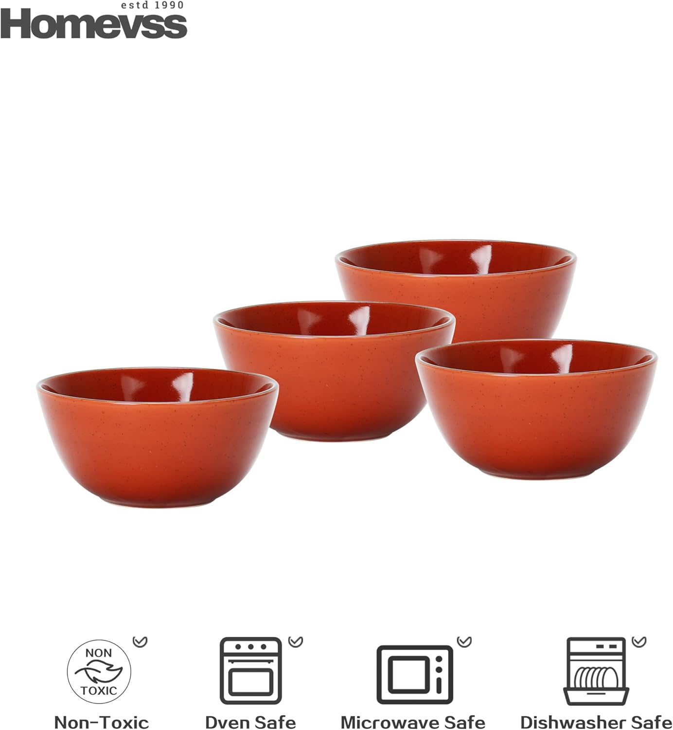 🎃Halloween-Ready🎃 Euro-Nordic Speckled Stoneware Dinnerware Set