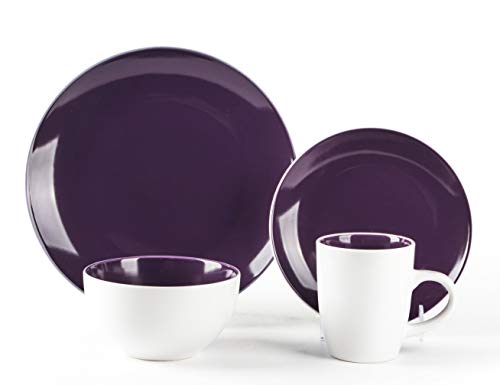 Stoneware Coupe Shape Dinnerware Set