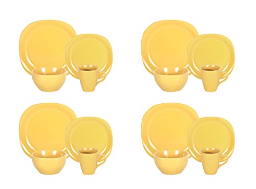 Stoneware Square Dinnerware Set,HW