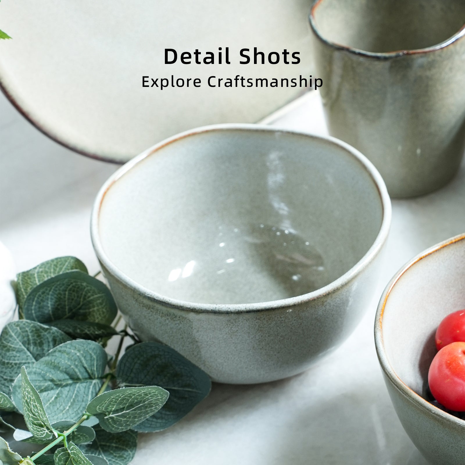 Organic Shape Highland Bouillon Cups