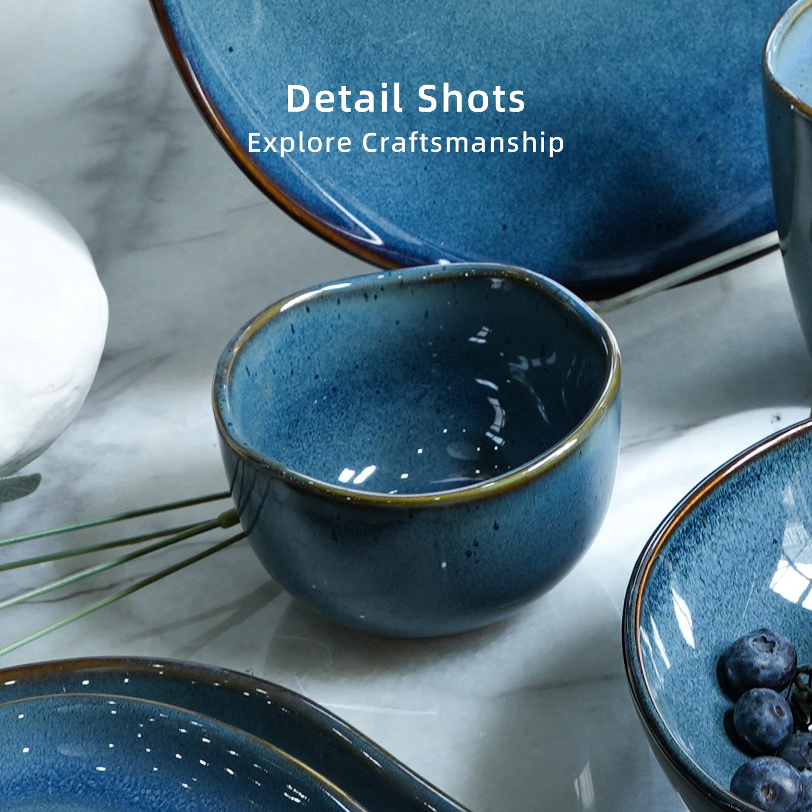 Organic Shape Highland Bouillon Cups