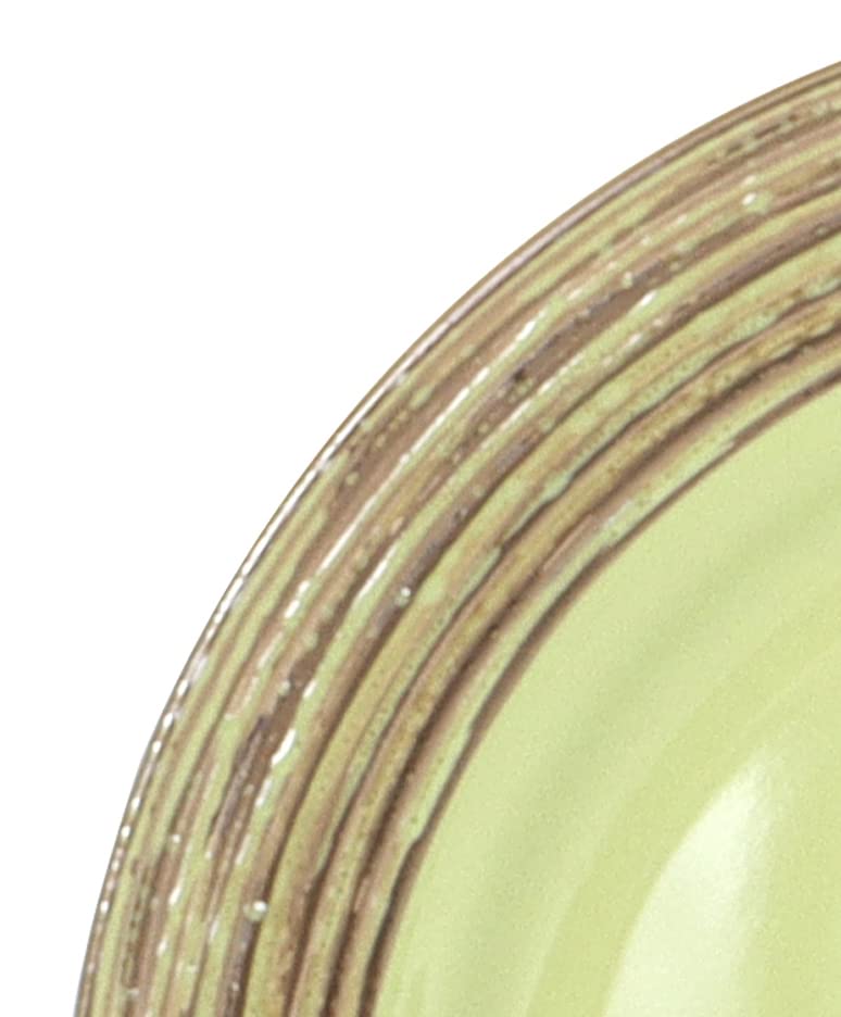 Stoneware Handcrafted Tree Bark Effected Glaze Dinnerware Set