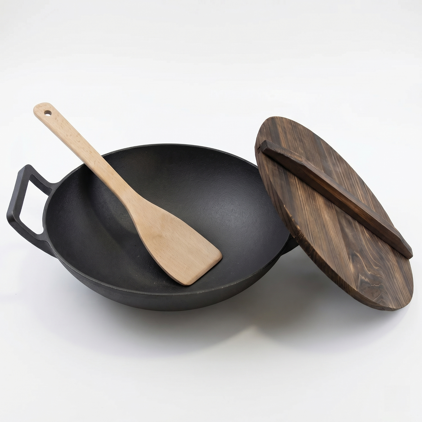 Pre-Seasoned Cast Iron Wok