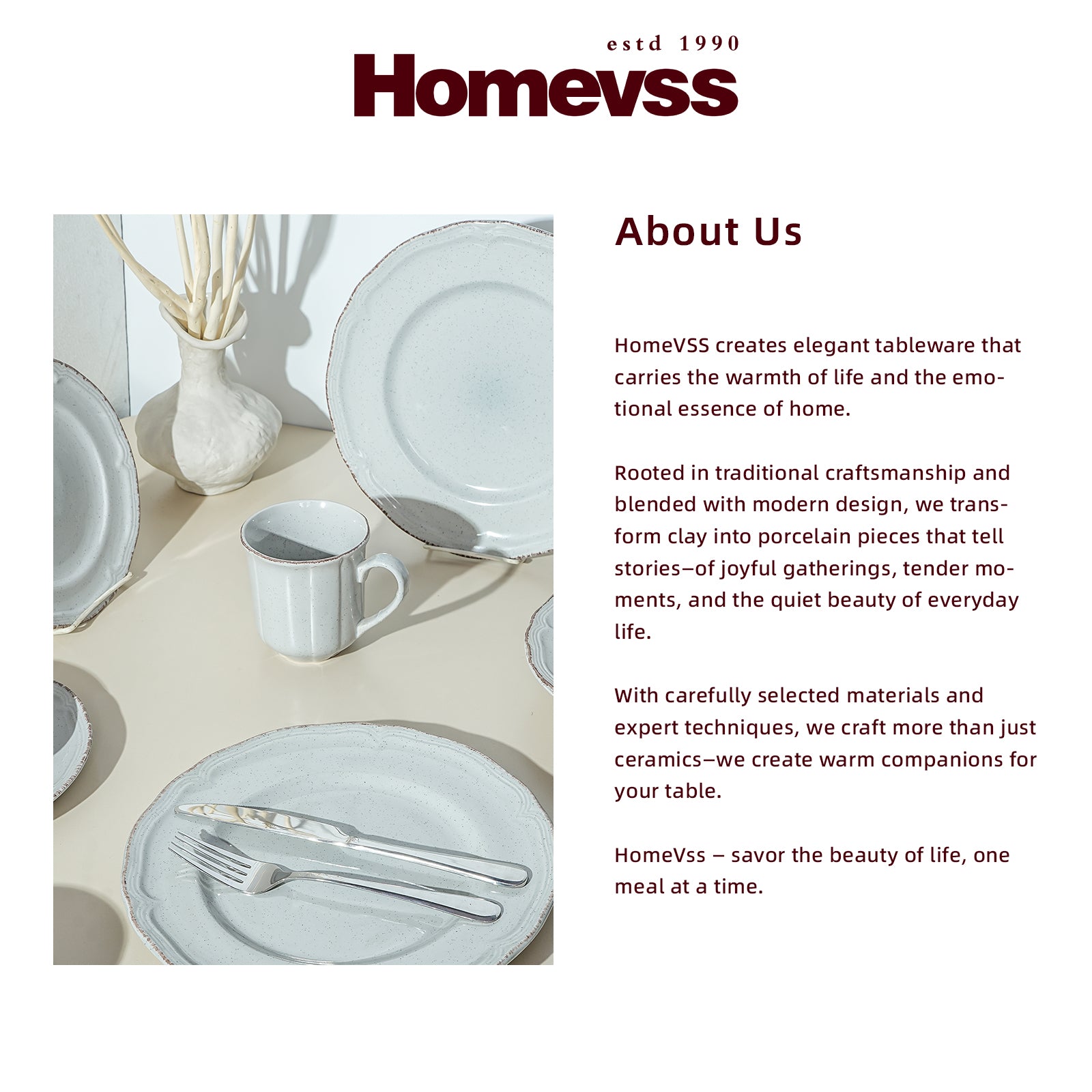 French Countryside Stoneware Dinnerware Set,HW